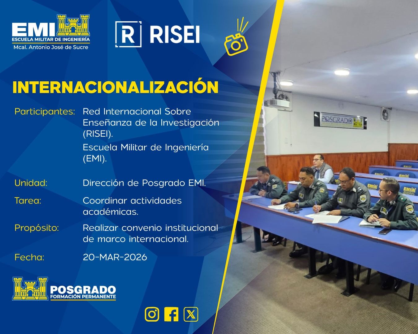 Fortalecimiento de la Internacionalización Académica